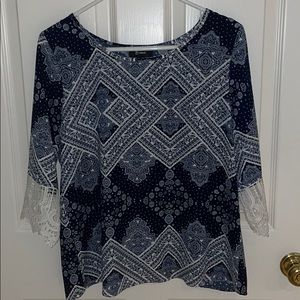 Navy Blouse